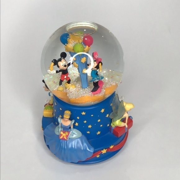 WALT DISNEY Hallmark 100th Birthday Musical Water Globe. - Picture 3 of 10